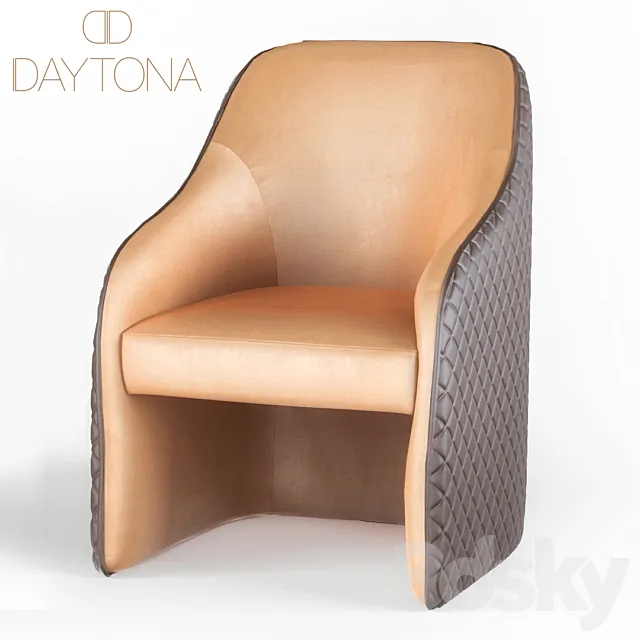Armchair – Daytona Home – 00163 BACCO CHAIR _ l. 3D Model