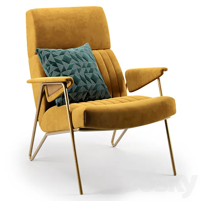 Armchair Delight Collection Ibex 3D Model