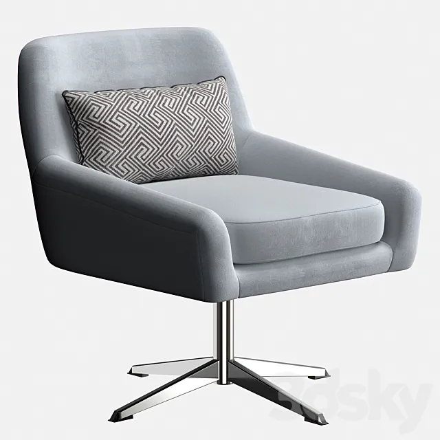 Armchair Denmark by JAMNI 3DModel