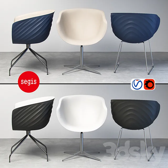 Armchair DERBY Segis 3D Model