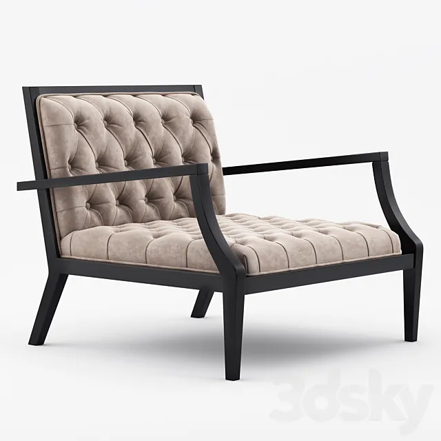 Armchair Dona Vittoria Frigerio by Frigerio Poltrone e Divani 2015 VF6310B 3DModel