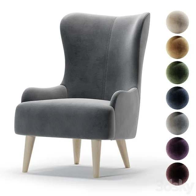 Armchair Douglas 3D Model