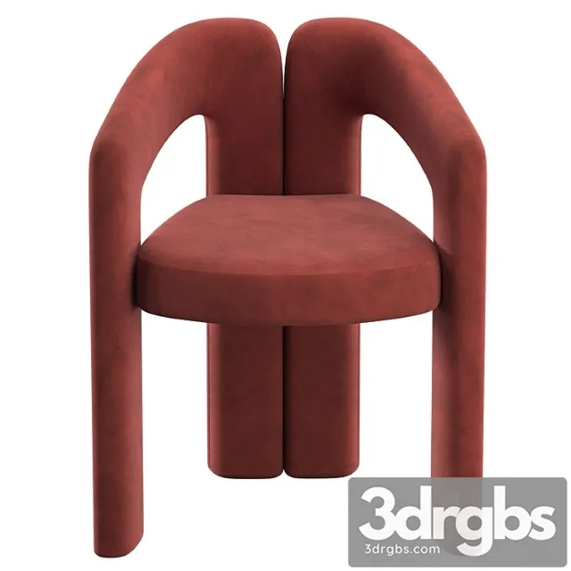 Armchair Dudet by Cassina 3D Model Download