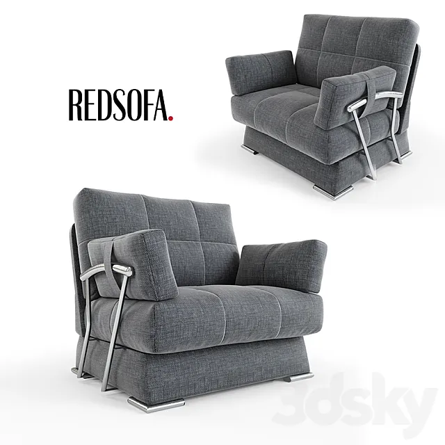 armchair Dudinka 3D Model