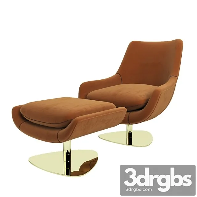 Armchair Elba By Domkapa 3D Model Download
