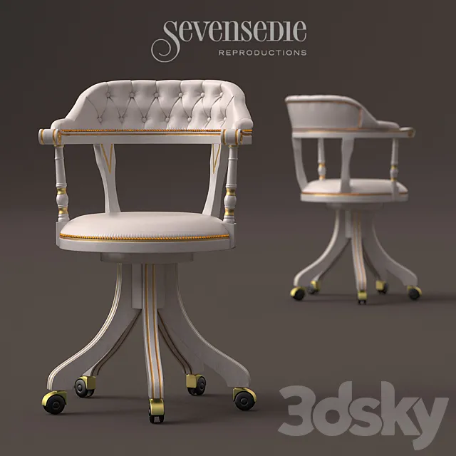 Armchair Eleonora 3D Model