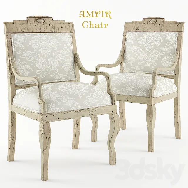 Armchair Empire style _ Chair AMPIR 3D Model