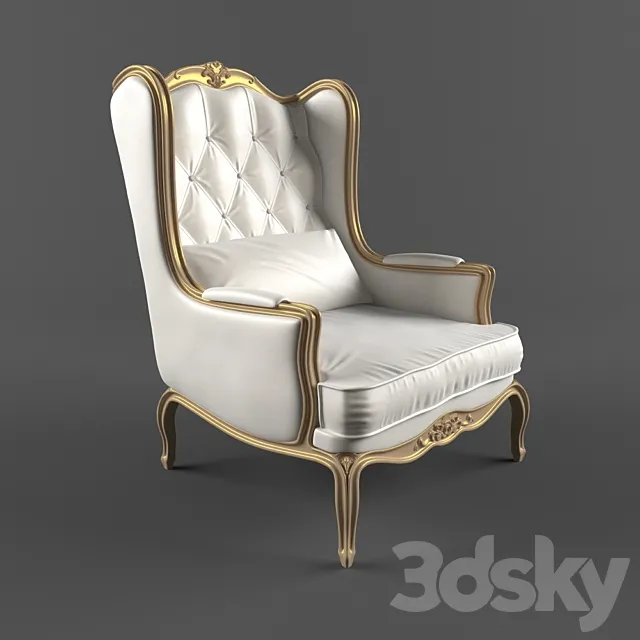 Armchair Essepi Poltrone 3D Model Armchair Essepi Poltrone 3D Model