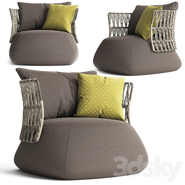 Armchair Fat-Sofa Outdoor FA91B 3DModel