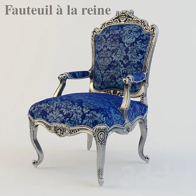 Armchair (Fauteuil à la reine) 3DModel