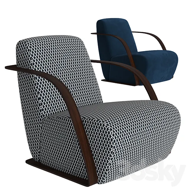 Armchair FENDY Gilda 3DModel