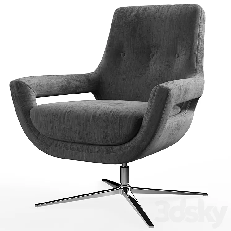 Armchair flavio 3D Model Armchair flavio 3D Model