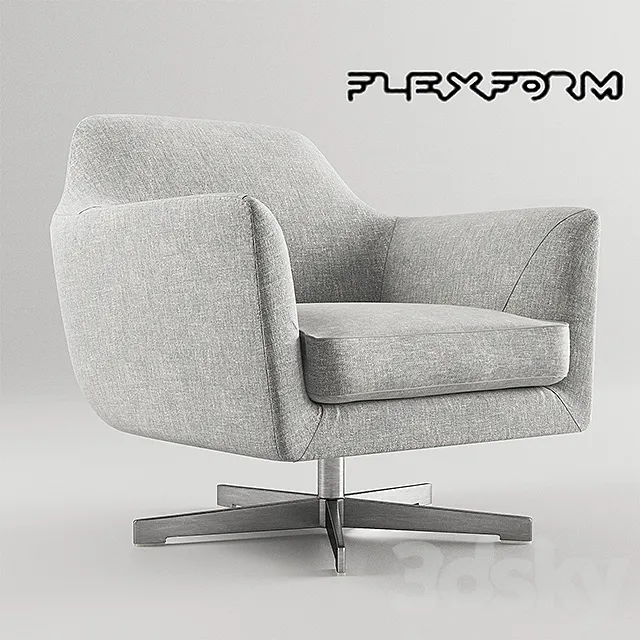 Armchair Flexform Luce 3DModel