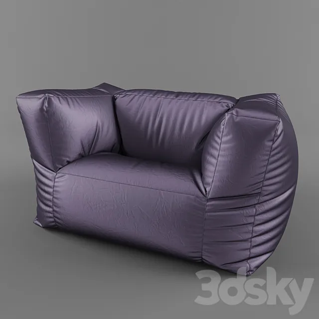 Armchair frameless 3D Model Armchair frameless 3D Model