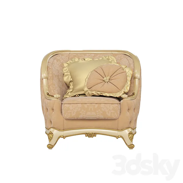 Armchair Frandiss New coll. 2017 3D Model