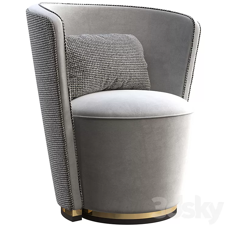 Armchair FRATO Marrakesh 3D Model Armchair FRATO Marrakesh 3D Model