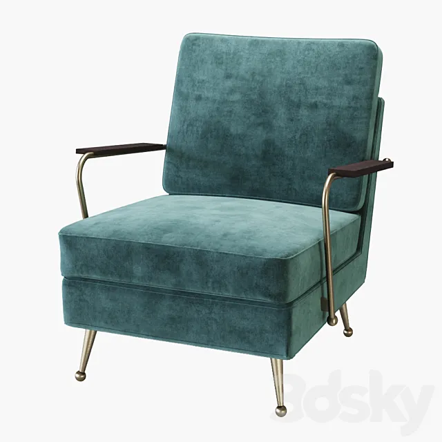 Armchair Gamble 3D Model Armchair Gamble 3D Model