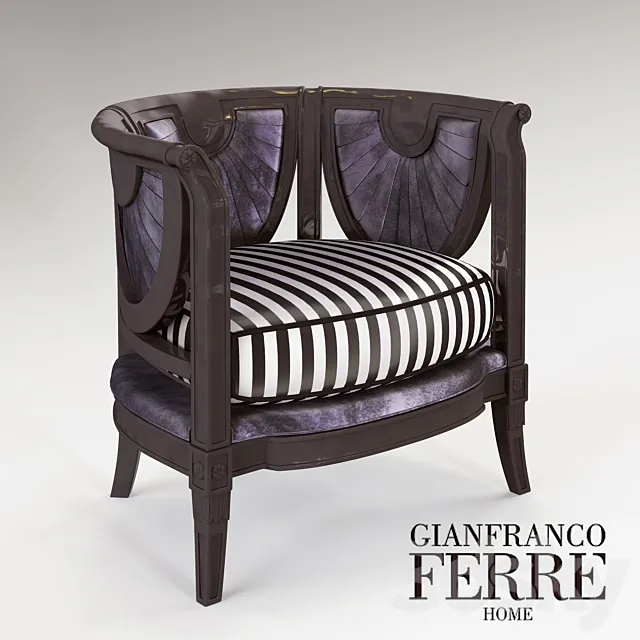 Armchair Gianfranco Ferre Home 3DModel