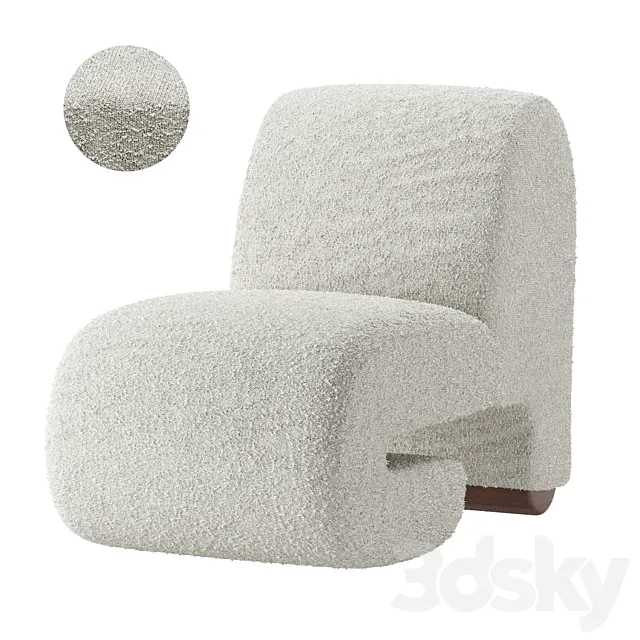 Armchair Greenapple by 1STDIBS 3D Model Armchair Greenapple by 1STDIBS 3D Model