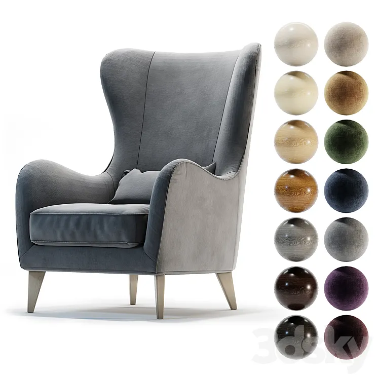 Armchair Greta 3D Model Free Download Armchair Greta 3D Model Free Download