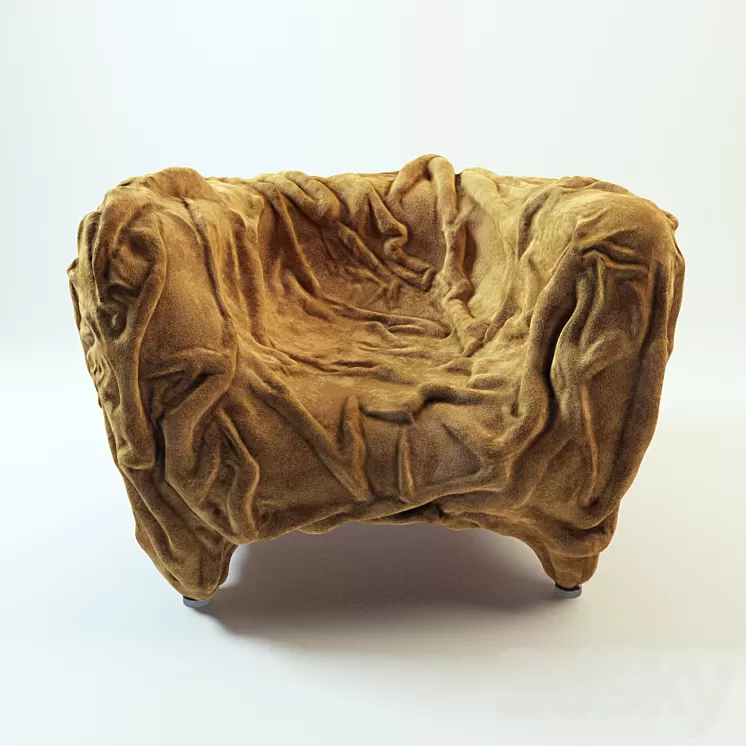 Armchair Grinza 3D Model Armchair Grinza 3D Model
