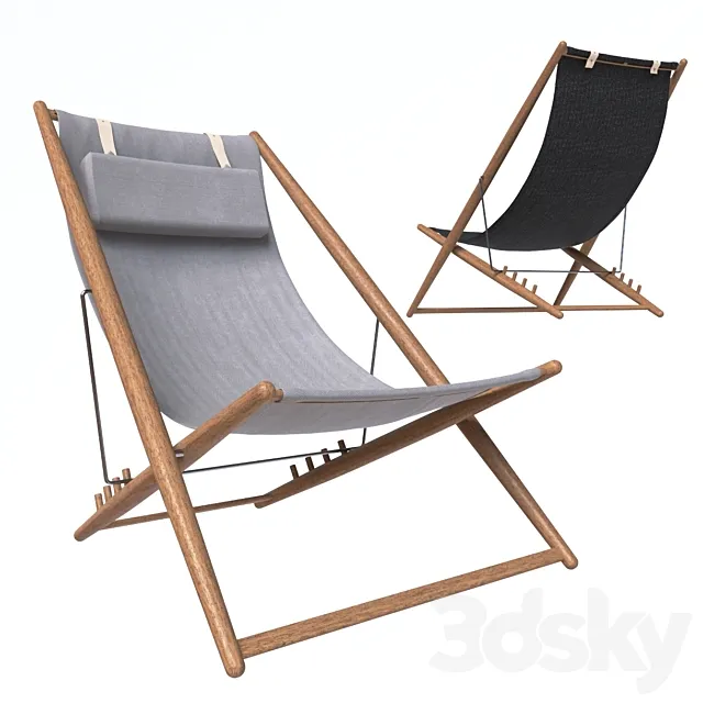 Armchair H55 from Skargaarden 3D Model Armchair H55 from Skargaarden 3D Model