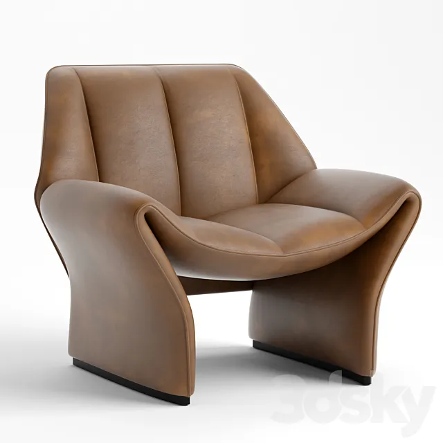 ARMCHAIR HIRUNDO _by Busnelli 3D Model