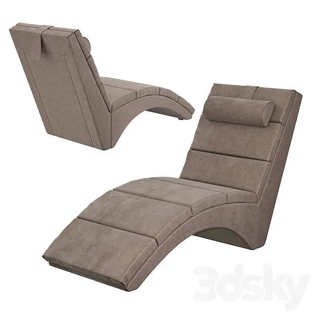 Armchair Hoff Lounge 3D Model Armchair Hoff Lounge 3D Model
