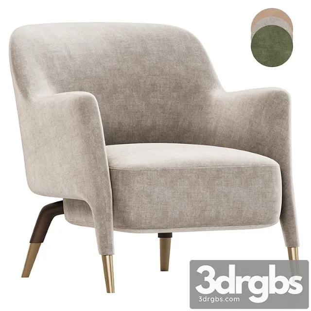 Armchair in linen molteni 1