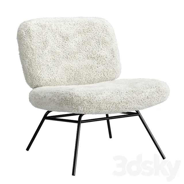 Armchair JAHKAI by ALLMODERN 3D Model Armchair JAHKAI by ALLMODERN 3D Model