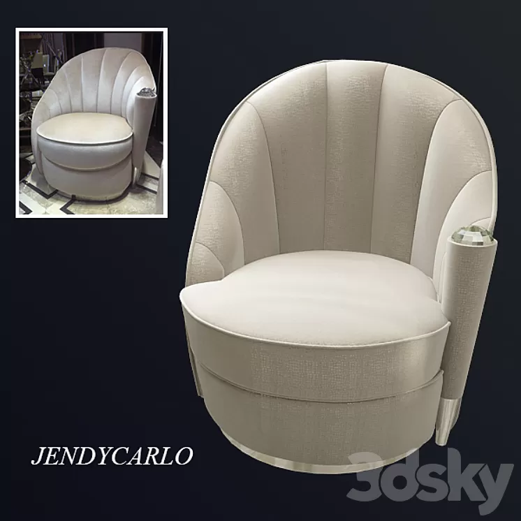 Armchair JENDYCARLO 3D Model