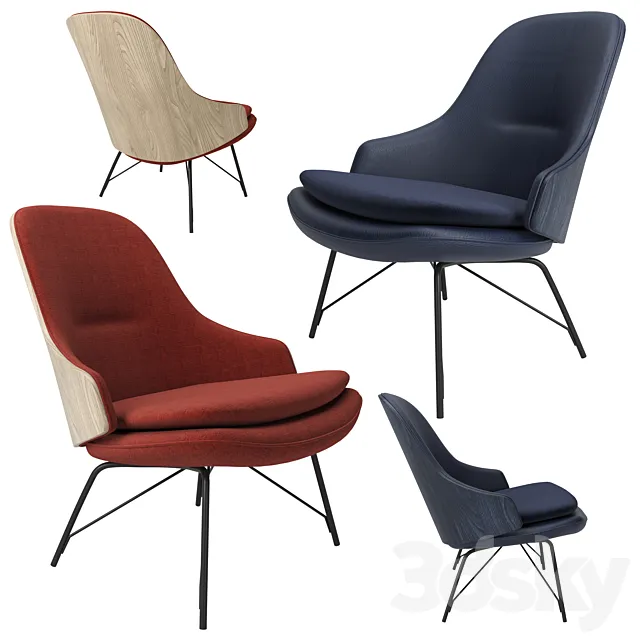 Armchair JUDY by Zanotta 3DModel