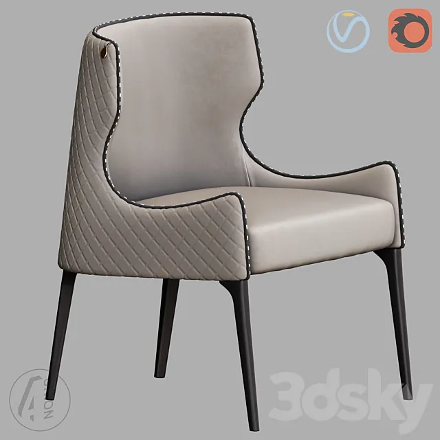 Armchair K0035 4Union.ru 3D Model