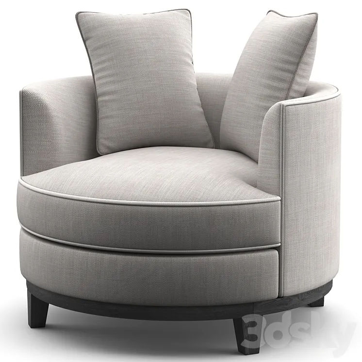 Armchair Kansas Frato 3D Model Free Download