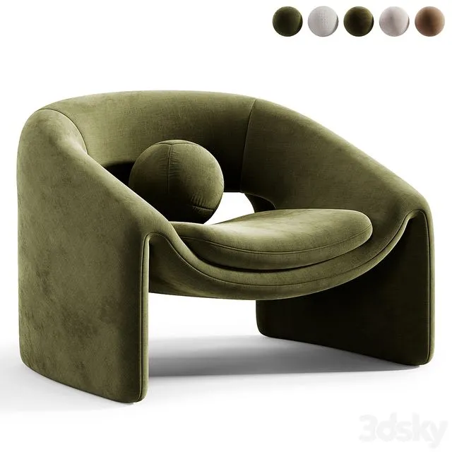 Armchair Kastaninbaum 3D Model