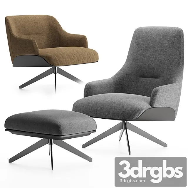 Armchair kensington molteni & c