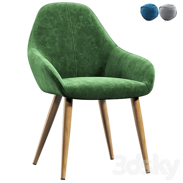 Armchair Kent Scandi 3D Model