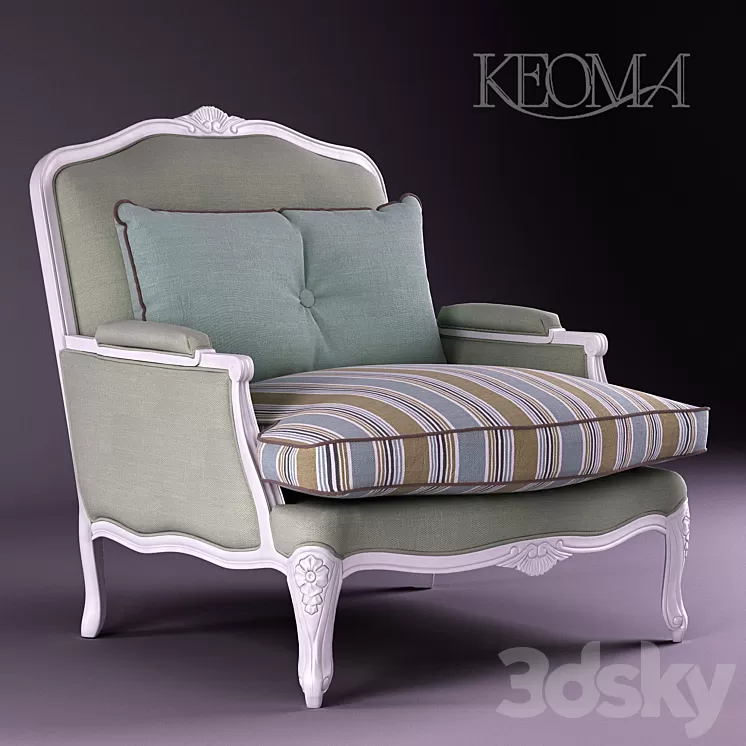 Armchair Keoma Chinook 3D Model