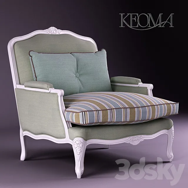 Armchair Keoma Chinook 3D Model