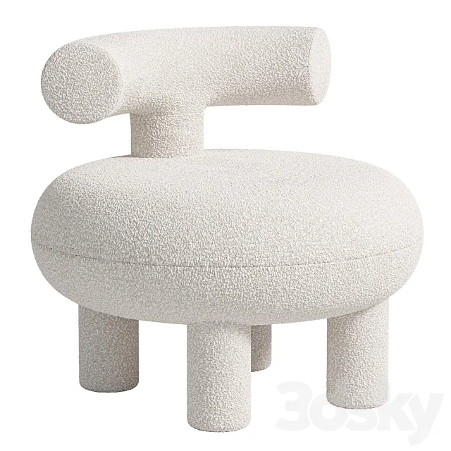 Armchair Kian Chair 3D Model Armchair Kian Chair 3D Model