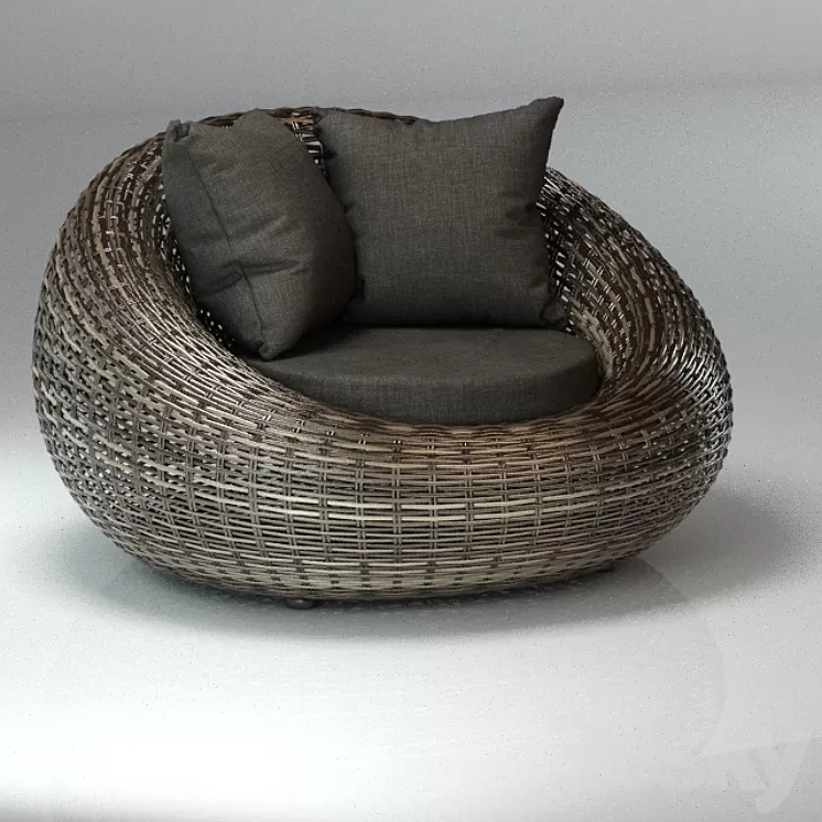 Armchair Kiwi 3D Model Armchair Kiwi 3D Model