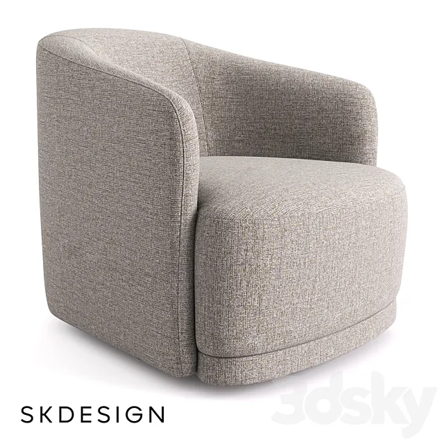 Armchair Kudo 3D Model Armchair Kudo 3D Model