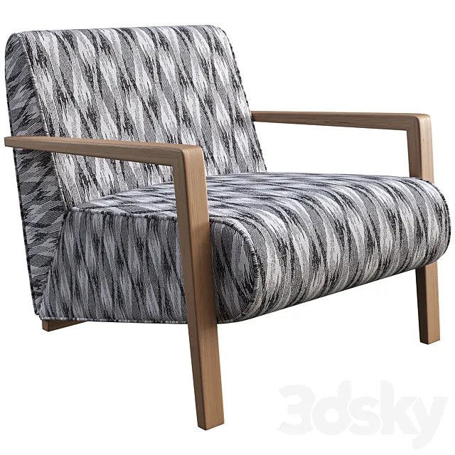 Armchair La Redoute Sanami 3D Model