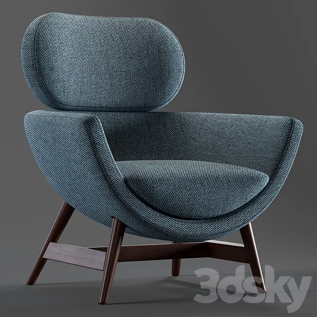 Armchair laurie by pianca 3DModel