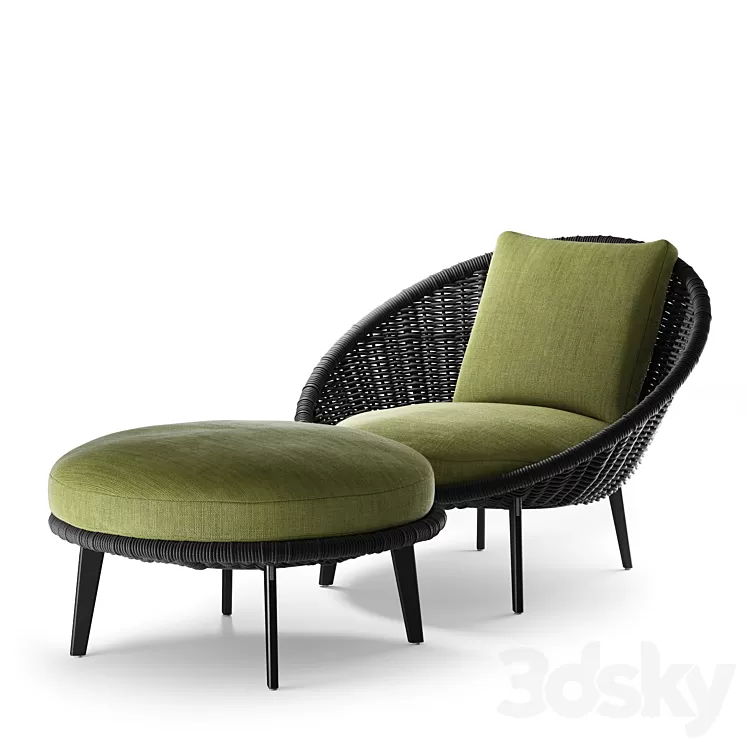 armchair Lido Cord Outdoor (Minotti) 3D Model Free Download armchair Lido Cord Outdoor (Minotti) 3D Model Free Download