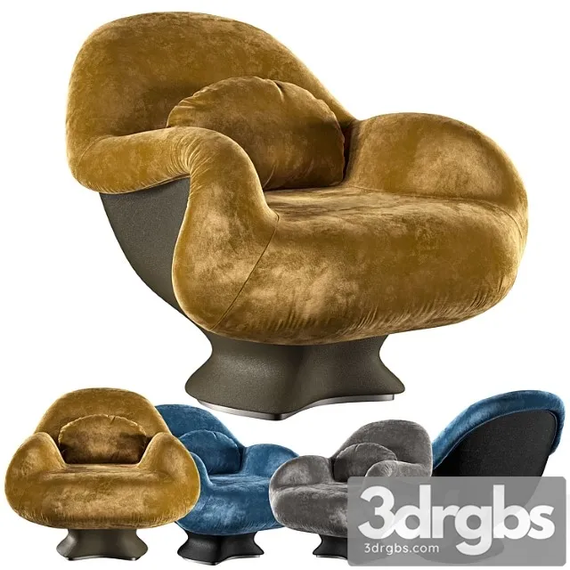 Armchair lips 3D Model Download