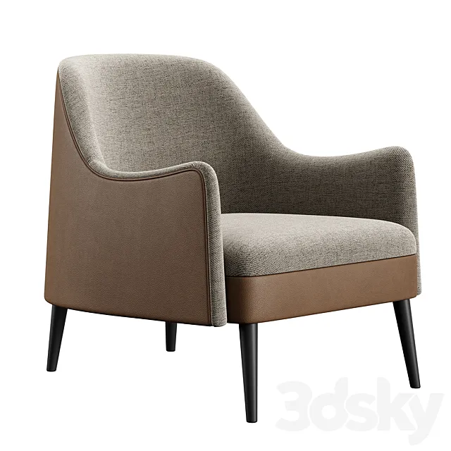 Armchair LIT Konyshev 3D Model Armchair LIT Konyshev 3D Model