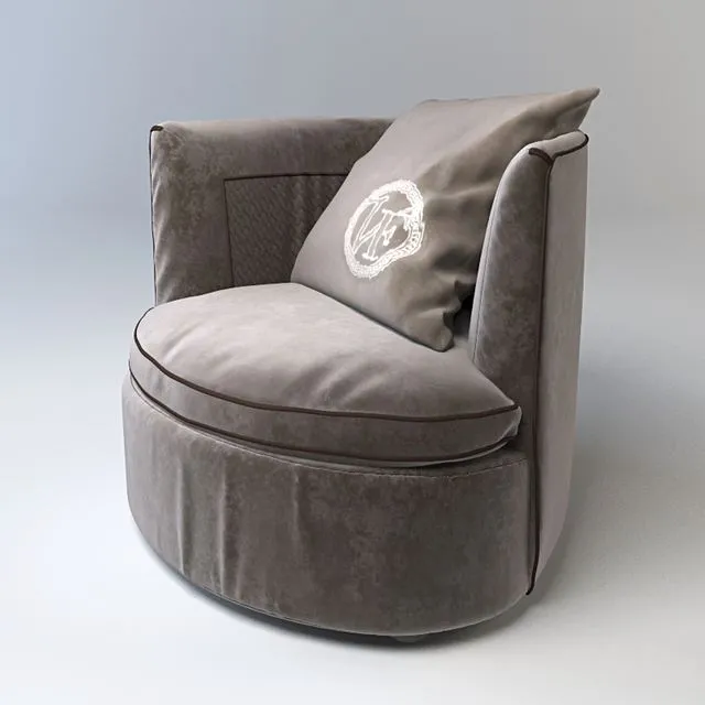 Armchair Litta 3D Model