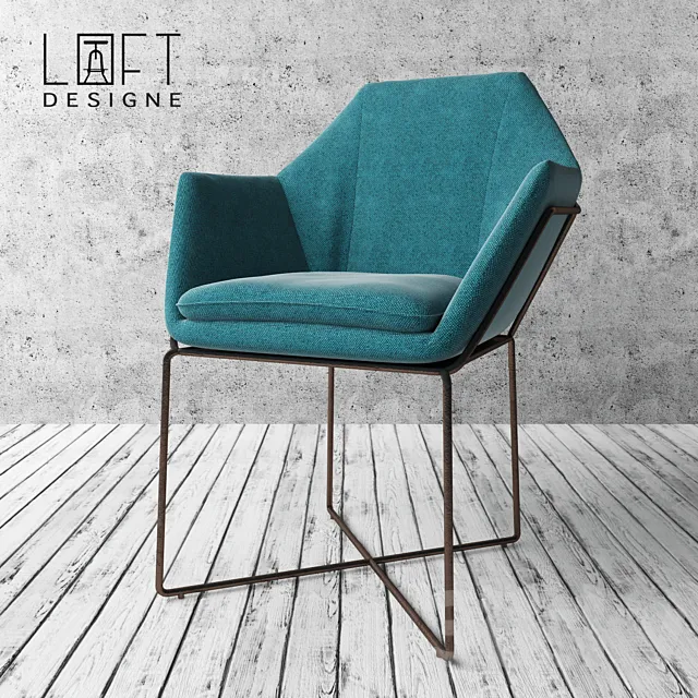 Armchair Loft Designe 3718 3DModel Armchair Loft Designe 3718 3DModel