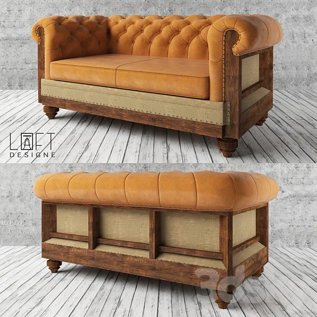 Armchair Loft model 3630 3DModel Armchair Loft model 3630 3DModel